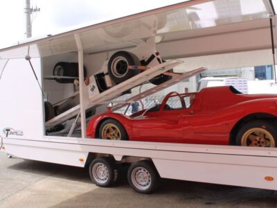 Turatello Autotransporter F35-2-Autos Laner Anhänger