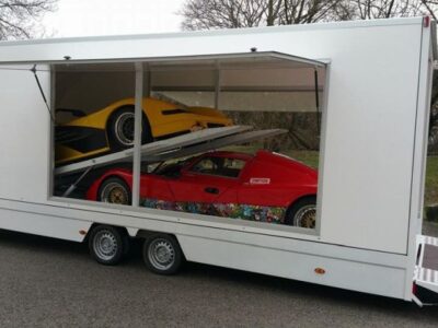 Turatello Autotransporter F35-2-Autos Laner Anhänger