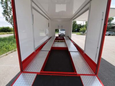 Turatello Autotransporter F35-2-Autos-XL Laner Anhänger