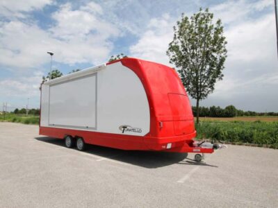 Turatello Autotransporter F35-2-Autos-XL Laner Anhänger