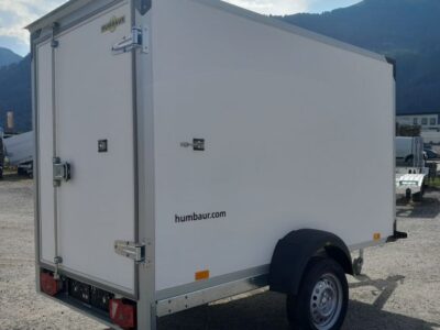 Humbaur Kofferanhänger weiß 750kg Laner Anhänger