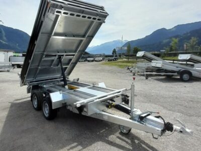Humbaur Dreiseitenkipper 3500.31 mit Stahlbordwände schwarz Laner Anhänger