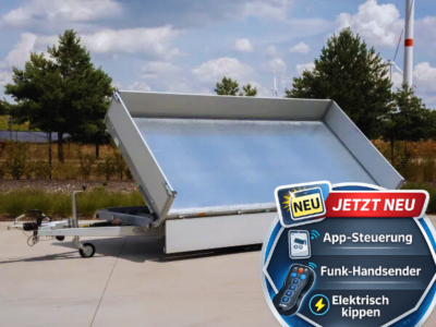 Eduard DSK Dreiachser mit Fernbedienung Laner Anhänger