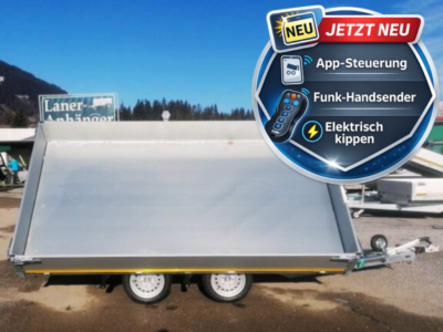 Eduard Dreiseitenkipper 356x180cm mit Fernbedienung Laner Anhänger