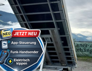 Eduard Dreiseitenkipper 406x200 mit Fernbedienung Laner Anhänger