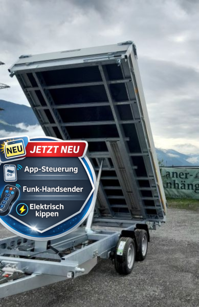 Eduard Dreiseitenkipper 406x200 mit Fernbedienung Laner Anhänger