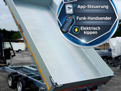Eduard Dreiseitenkipper 406x200 mit Fernbedienung Laner Anhänger