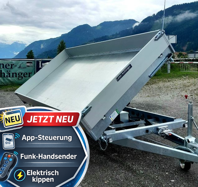 Eduard Dreiseitenkipper 406x200 mit Fernbedienung Laner Anhänger