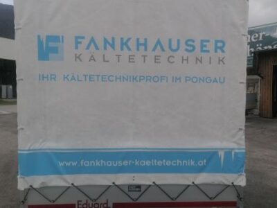 Eduard Hochlader mit Planenaufbau 406x200cm Laner Anhänger