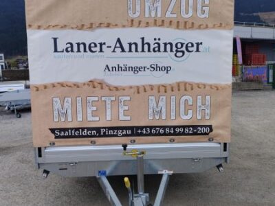 Mietanhänger Humbaur Hochlader inkl. Planenaufbau HN304121 Laner Anhänger