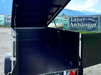 TPV Kofferanhänger KT-EU2 schwarz pulverbeschichtet Laner Anhänger