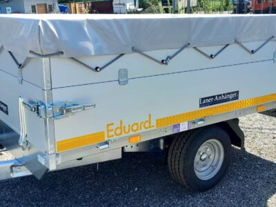 Eduard Hochlader 200x145cm 1350 kg mit Aufsatzbordwände Fix und Flachplane