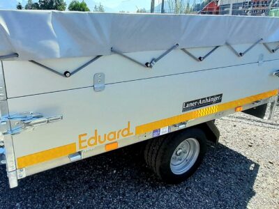 Eduard Hochlader 200x145cm 1350 kg mit Aufsatzbordwände Fix und Flachplane