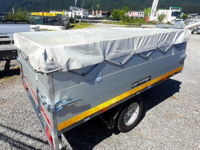 Eduard Hochlader 200x145cm 1350 kg mit Aufsatzbordwände Fix und Flachplane
