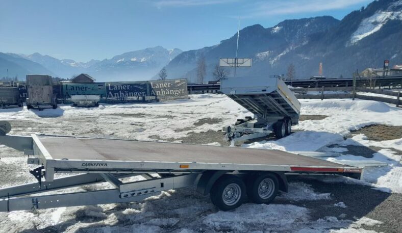 Temared Autotransporter Carkeeper 4520 2S 3t Siebdruck Laner Anhänger