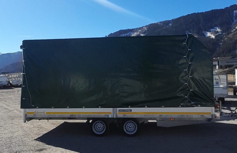 Eduard Hochlader 506x220 3,5t mit Planenaufbau Laner Anhänger