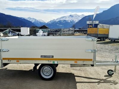 neuwertiger Eduard Hochlader 256x150cm 750kg mit 30cm Aufsatzbordwänden Laner Anhänger