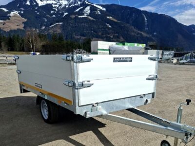 neuwertiger Eduard Hochlader 256x150cm 750kg mit 30cm Aufsatzbordwänden Laner Anhänger