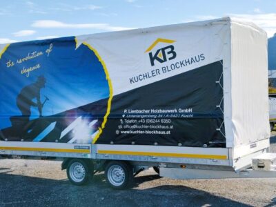 Eduard HL 506 x 200 - 3500 kg inkl. Planenaufbau mit UV-Digitaldruck Laner Anhänger