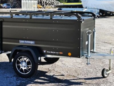 TPV Kofferanhänger KT-EU2 pulverbeschichtet mit Zubehör Laner Anhänger
