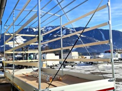 Eduard HL 606 x 220 - 3500kg mit 3m Planenaufbau Laner Anhänger