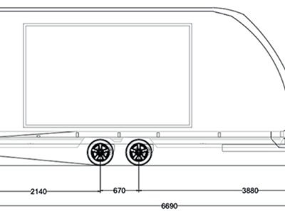 Turatello Motorsport Serie Plus Version Laner Anhänger