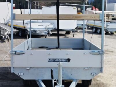 Eduard HL 311 x 160 - 2000kg mit grauem Planenaufbau Laner Anhänger