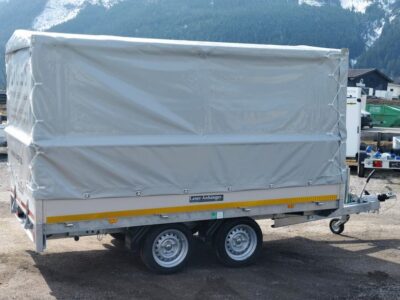 Eduard HL 311 x 160 - 2000kg mit grauem Planenaufbau Laner Anhänger