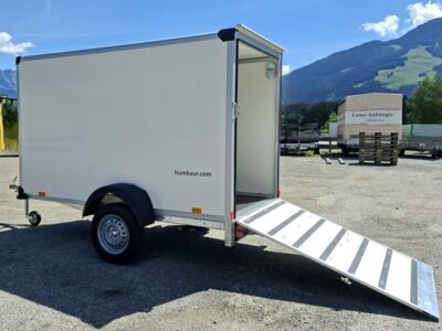 Humbaur Kofferanhänger Plywood HK752513-15P FlexZurr 750 kg mit Überfahrwand Laner Anhänger