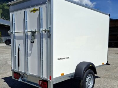 Humbaur Kofferanhänger Plywood HK752513-15P FlexZurr 750 kg mit Überfahrwand Laner Anhänger